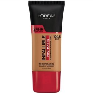 ❤️ 3/$15 L'Oreal Paris Infallible Pro Matte Foundation 109.5 Hazelnut